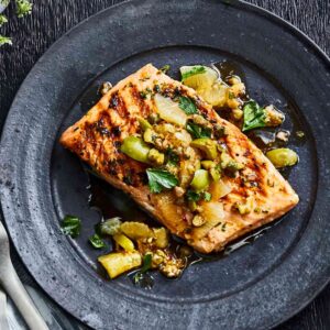 Grilled Salmon Plate